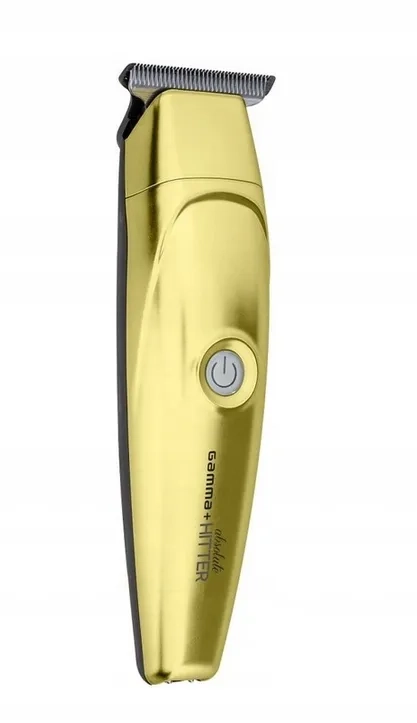 Gamma Piu Absolute Hitter - Profesjonalny trymer do włosów + 3 wymienne obudowy gold.webp
