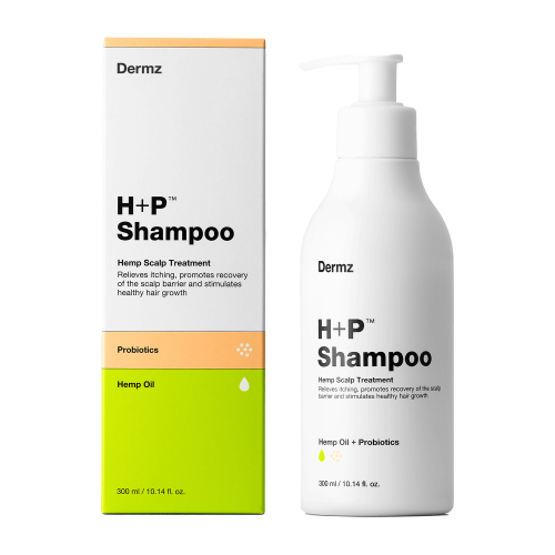 Dermz h+p Szampon konopny do włosów z probiotykami i cbd 300ml