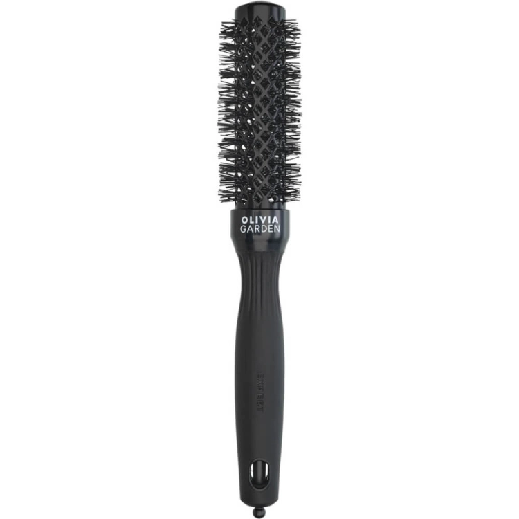Olivia Garden blowout shine black Szczotka do modelowania włosów 25mm