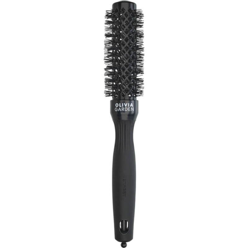 Olivia Garden blowout shine black Szczotka do modelowania włosów 25mm