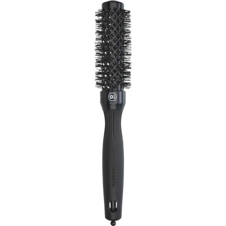 Olivia Garden blowout shine black Szczotka do modelowania włosów 25mm