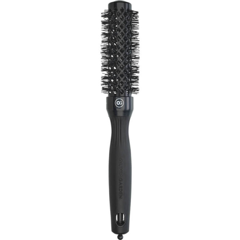 Olivia Garden blowout shine black Szczotka do modelowania włosów 25mm