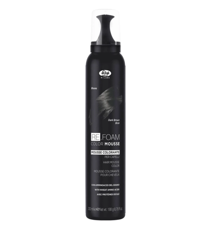 lisap re foam pianka koloryzująca ciemny brąz 200ml.jpg