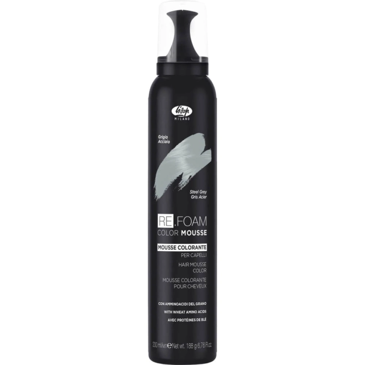 lisap re foam pianka koloryzująca stalowy 200ml.jpg