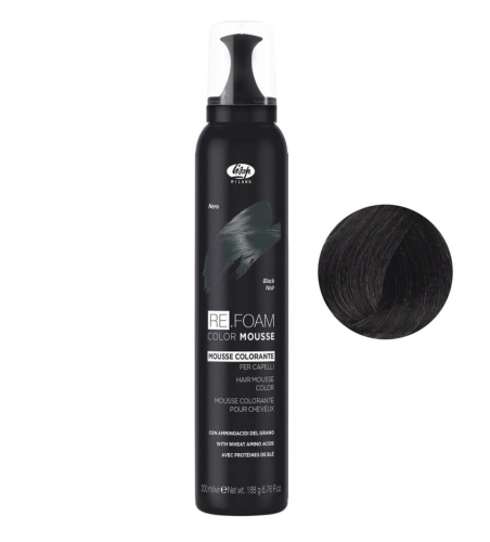 Lisap refoam Pianka koloryzująca do włosów czarna 200ml (1).jpg