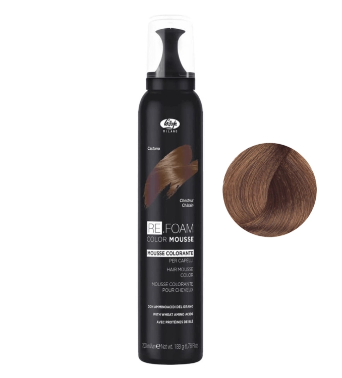 Lisap refoam Pianka koloryzująca do włosów kasztan 200ml (1).png