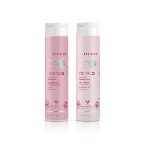 Joico inner joi preserve Zestaw do włosów farbowanych Szampon 300ml Odżywka 300ml (1).png