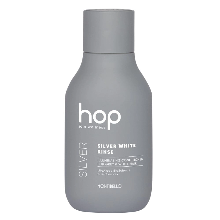 Montibello hop silver white Odżywka do włosów platynowych i siwych 200ml