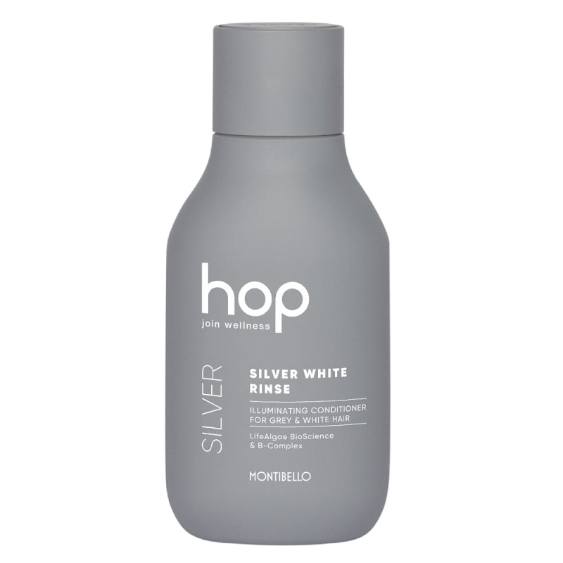 Montibello hop silver white Odżywka do włosów platynowych i siwych 200ml