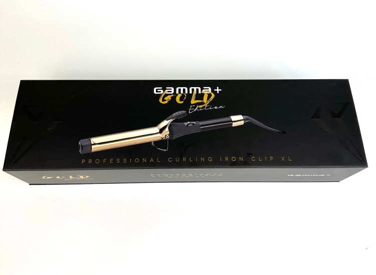 Gamma piu Lokówka do włosów iron clip xl gold 25mm