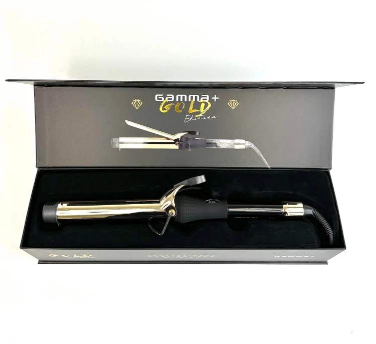 Gamma piu Lokówka do włosów iron clip xl gold 25mm