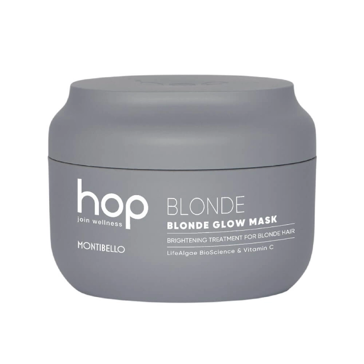 Montibello hop blonde glow Maska rozświetlająca do włosów blond 200ml.jpg
