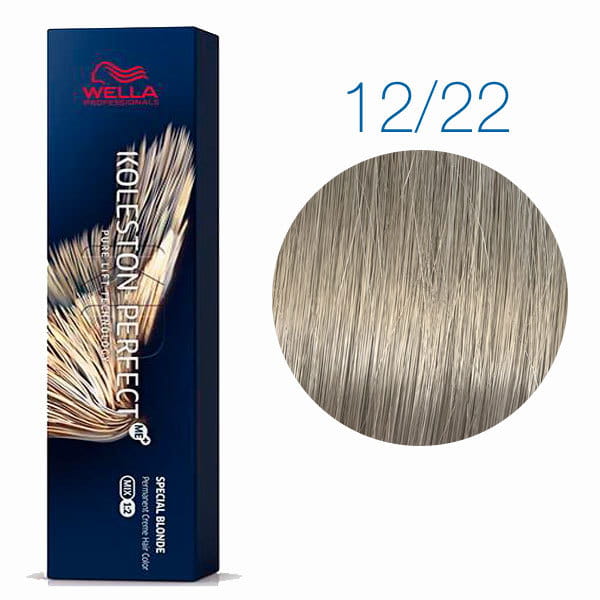 Wella koleston perfect me Farba do włosów 12/22 special blond intensywny mat 60ml