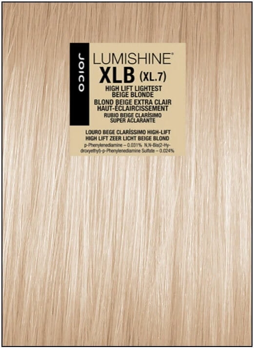 Joico lumishine Farba do włosów z kompleksem odbudowującym argiplex XLB/XL.7 rozjaśniający beżowy blond 74ml