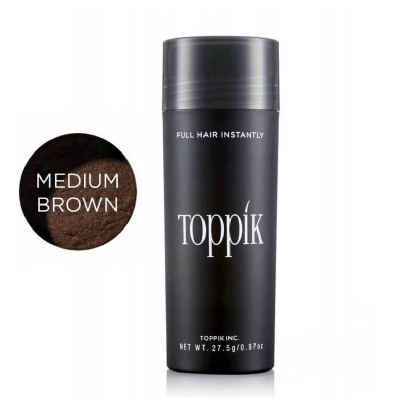 Toppik Keratynowe mikrowłókna zagęszczające do włosów 27,5g średni brąz.jpg