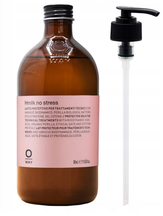 OWAY Hmilk no stress Mleczko ochronne i regenerujące włosy podczas zabiegów technicznych 500ml