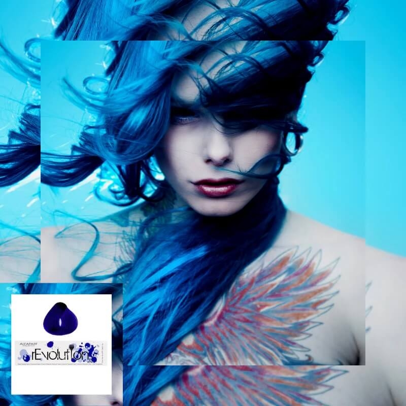Alfaparf rEvolution BLUE - Niebieski toner, farba bez amoniaku 90ml
