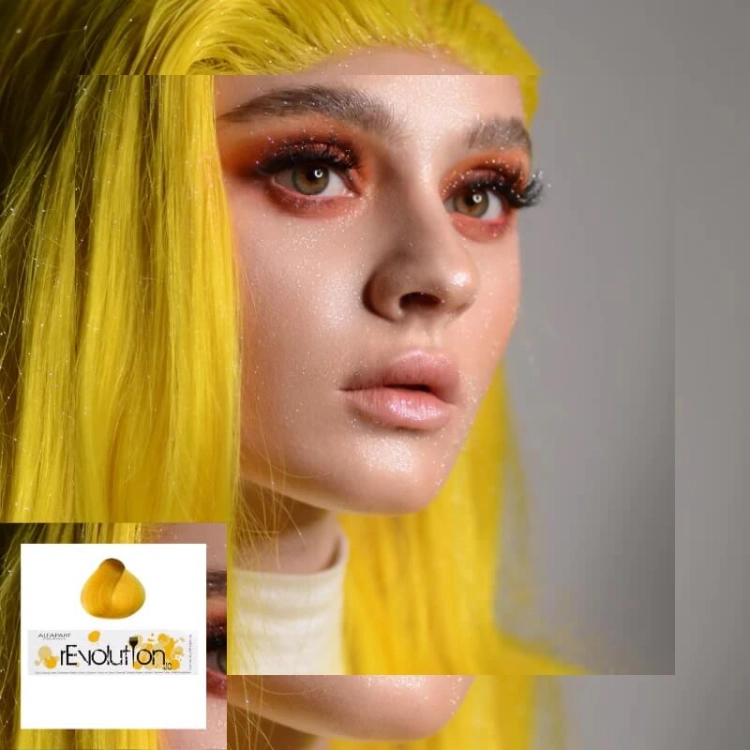 Alfaparf rEvolution YELLOW - Żółty toner, farba bez amoniaku 90ml