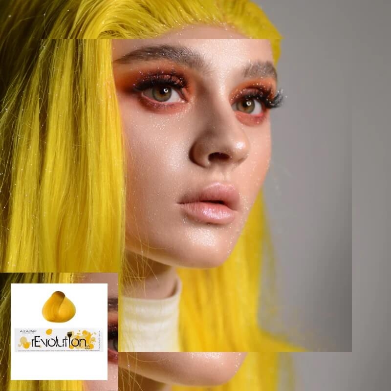 Alfaparf rEvolution YELLOW - Żółty toner, farba bez amoniaku 90ml