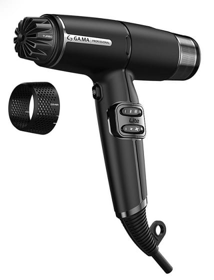 Ga.Ma iq lite black Lekka suszarka do włosów 1600w czarna