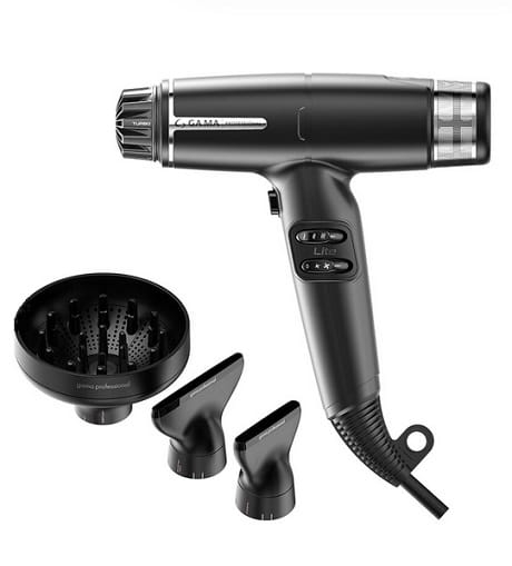 Ga.Ma iq lite black Lekka suszarka do włosów 1600w czarna