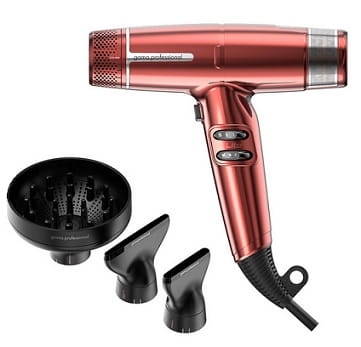 Ga.Ma iq lite red Lekka suszarka do włosów 1600w czerwona