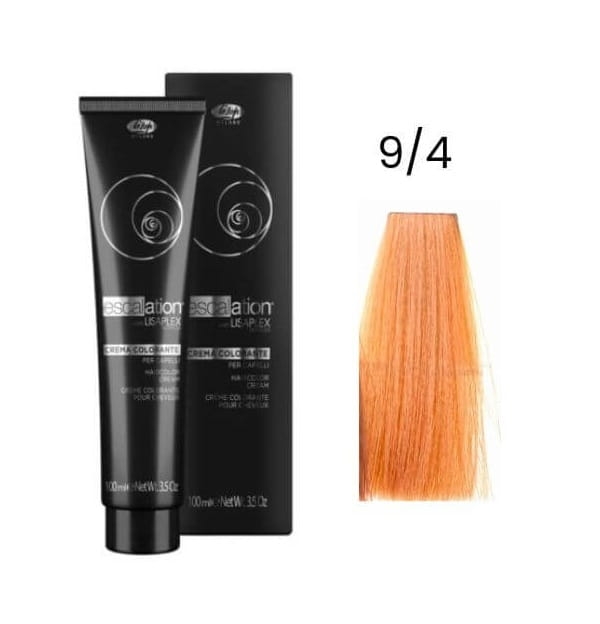 Lisap escalation with lisaplex complex Farba do włosów odbudowująca 100ml 9/4 bardzo jasny mahoniowy blond