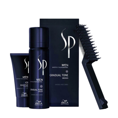 Wella SP Men Gradual tone Brown - brązowa pianka