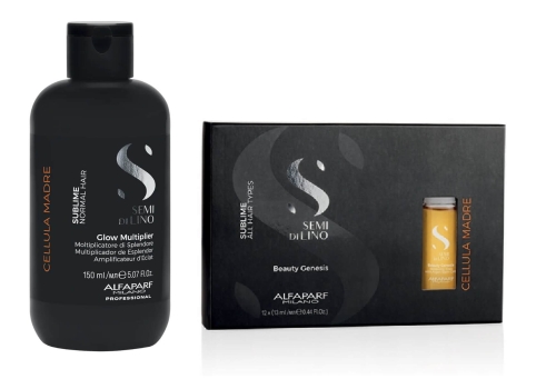 ALFAPARF SUBLIME - Cellula Madre ZESTAW nabłyszczający Multiplikator 150ml + ampułki 12x13ml Beauty Genesis.jpg