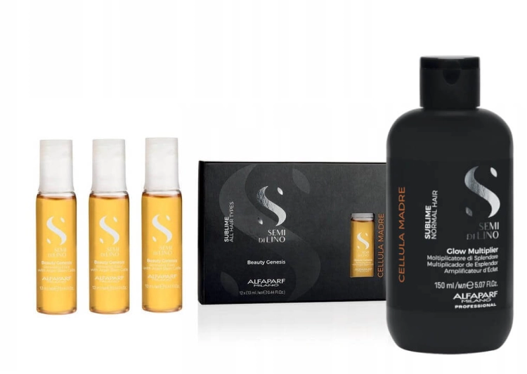 ALFAPARF SUBLIME - Cellula Madre ZESTAW nabłyszczający Multiplikator 150ml + ampułki 3x13ml Beauty Genesis.jpg