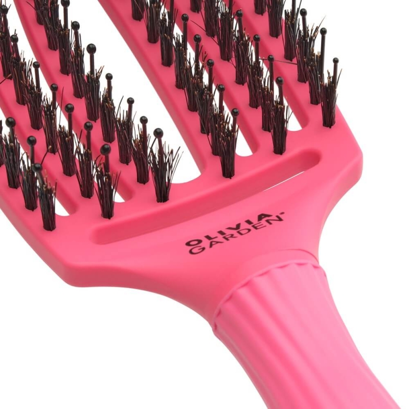 Olivia Garden fingerbrush combo hot pink