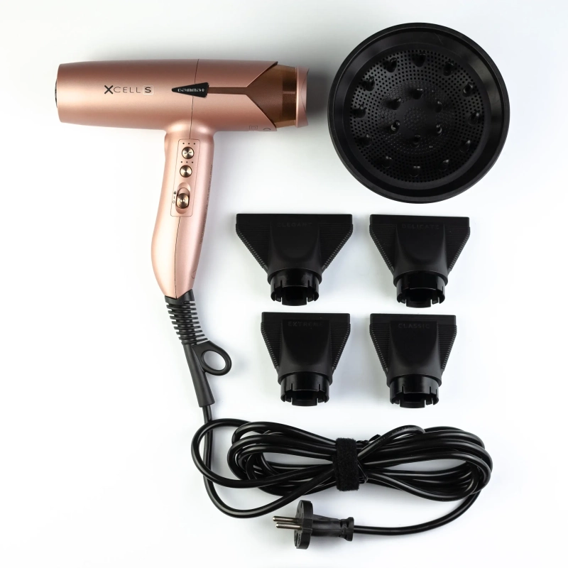 Gamma+ Xcell S rose gold Ultra lekka suszarka do włosów różowe złoto(1).webp