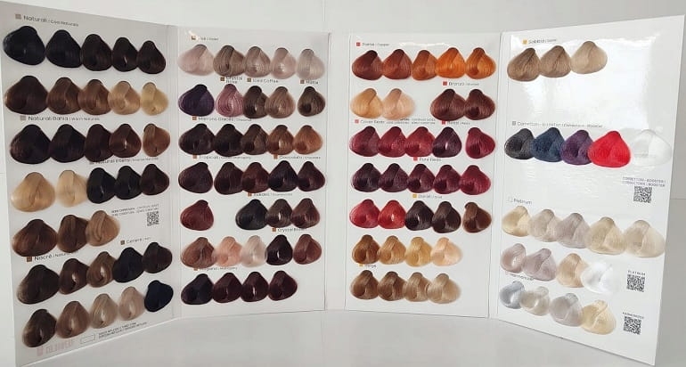 Alfaparf evolution of color Paleta kolorów farb