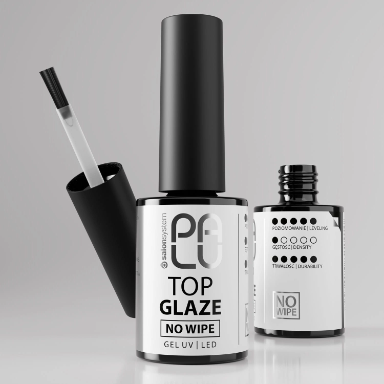 Palu top glaze no wipe Top do paznokci hybrydowych 11g
