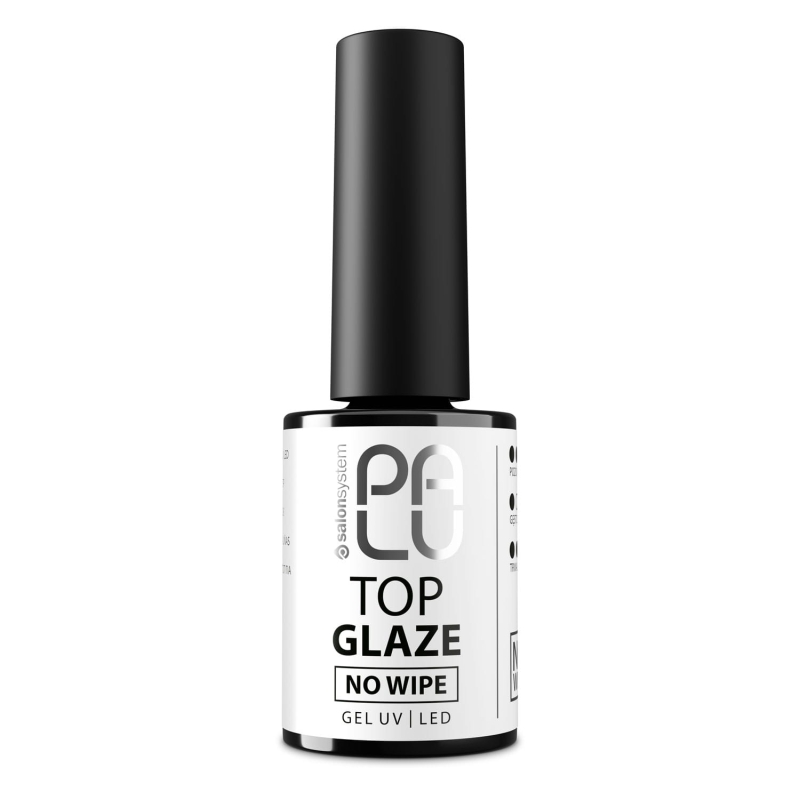 Palu top glaze no wipe Top do paznokci hybrydowych 11g
