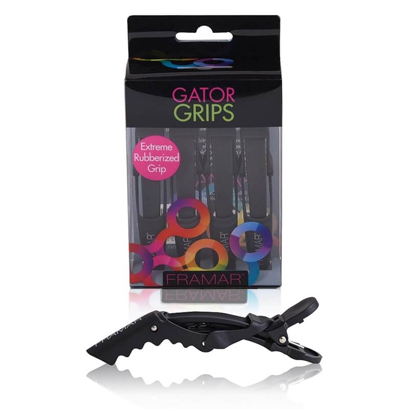 Framar gator grips black Klipsy do włosów 4 sztuki czarne(1).jpg
