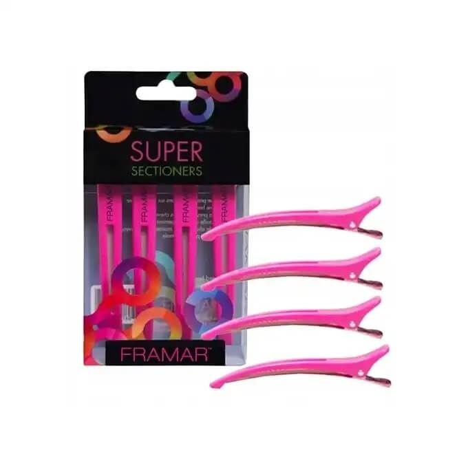 Framar super sectioners pink Klipsy do włosów 4 sztuki różowe(1).jpg