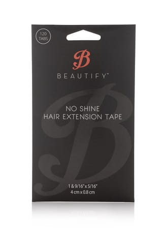 Beautify no shine hair extension tape Taśma do przedłużania włosów w paskach 120 sztuk