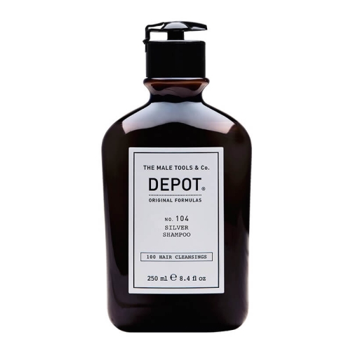 Depot no.104 silver Szampon do włosów siwych lub rozjaśnianych dla mężczyzn 250ml(1).jpg