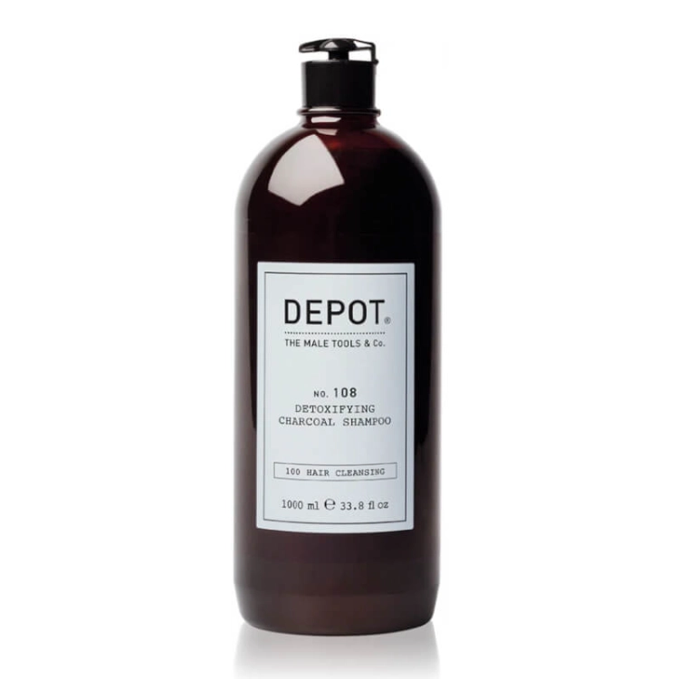 Depot no.108 detoxifying Detoksykujący szampon z węglem drzewnym dla mężczyzn 1000ml.jpg