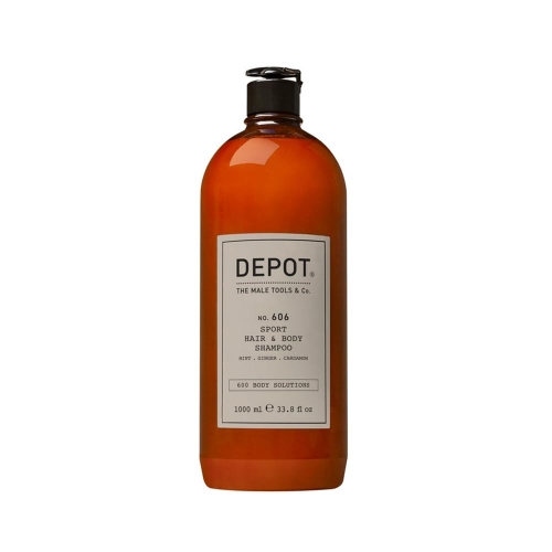 Depot no.606 sport hair and body Szampon odświeżający do włosów i ciała dla mężczyzn 1000ml(1).jpg