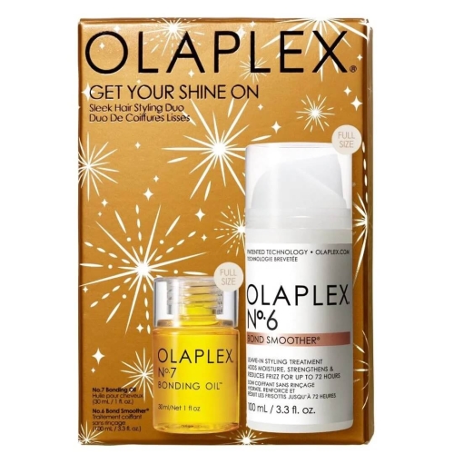 Olaplex get your shine on Zestaw prezentowy Olejek Olaplex no.7 30ml Krem Olaplex no.6 100ml.jpg