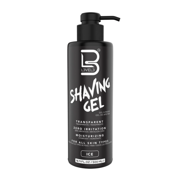 Level3 shaving gel ice Nawilżający żel do golenia 500ml.jpg