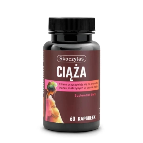 Skoczylas Ciąża kwas foliowy i żurawina Suplement diety 60 kapsułek