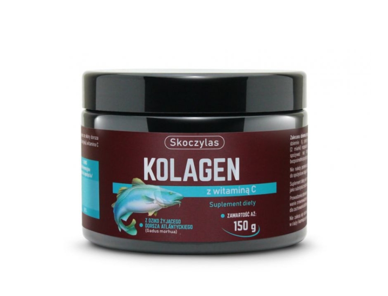 Skoczylas Kolagen z dorsza atlantyckiego dziko żyjącego Suplement diety 150g