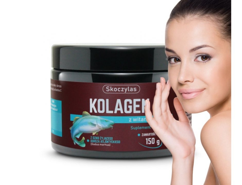 Skoczylas Kolagen z dorsza atlantyckiego dziko żyjącego Suplement diety 150g