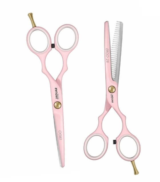 Jaguar pre ergo style pink Zestaw nozyczki i degazowki fryzjerskie 5'5 (1).jpg