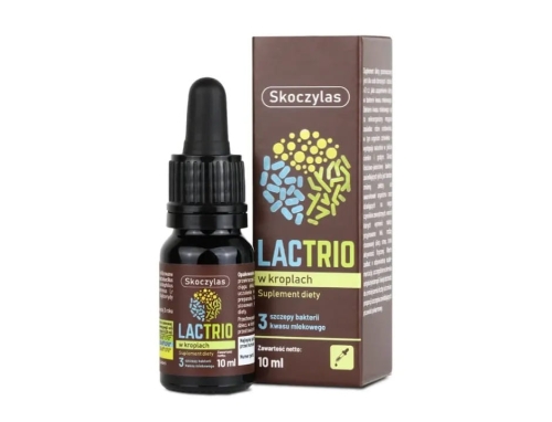 Skoczylas Lactrio, probiotyk w kroplach Suplement diety 10ml