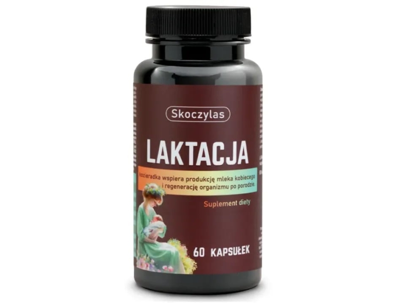Skoczylas Laktacja dla kobiet karmiących Suplement diety 60 kapsułek