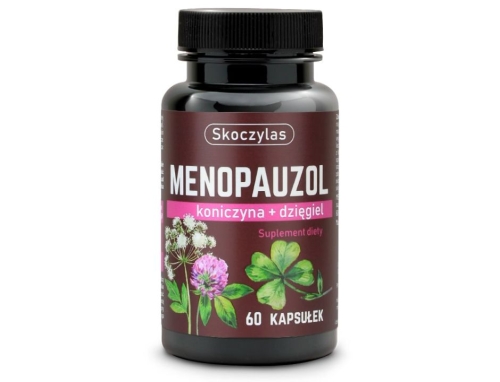 Skoczylas Menopauzol koniczyna + dzięgiel Suplement diety 60 kapsułek